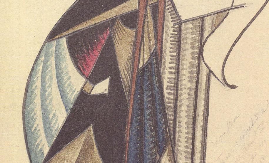 Esboço de Serguei Eisenstein exposto no MON