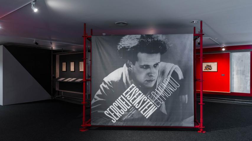 Imagem da exposição Serguei Eisenstein e o Mundo
